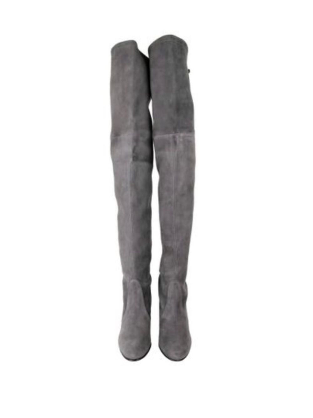 Stuart Weitzman Slate Suede Alllegs Over-the-Knee Suede High Heel Boots